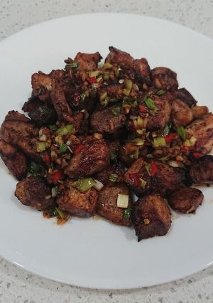 蒜香骰子牛 的食譜成品照片