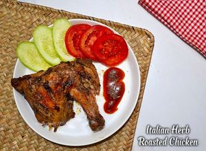 Foto resep Italian Herb Roasted Chicken (Ayam Panggang Bumbu Italia)