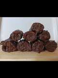 Rulitos de crema de limón y chocolate
