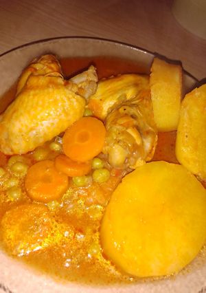 A picture of Chicken Wing Stew.