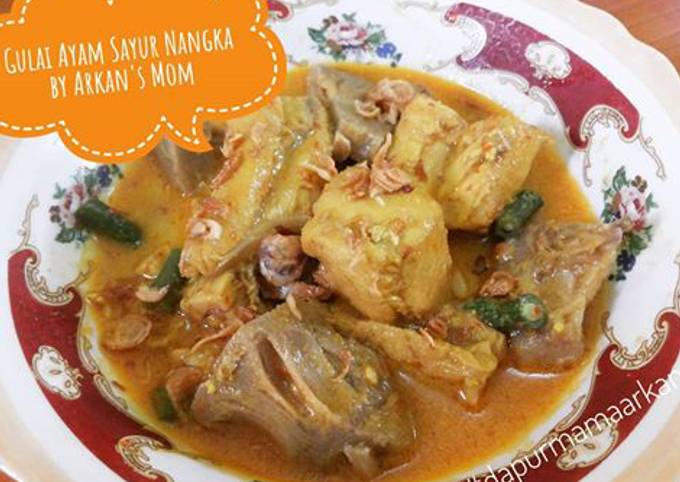 Cara Buat Gulai Ayam Sayur Nangka Irit Untuk Jualan