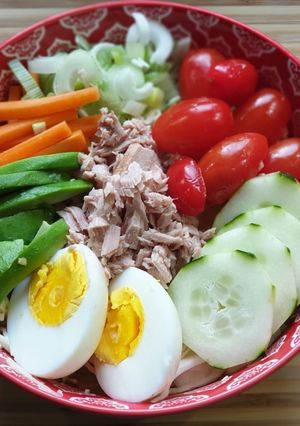 A picture of Mixed spring salad.