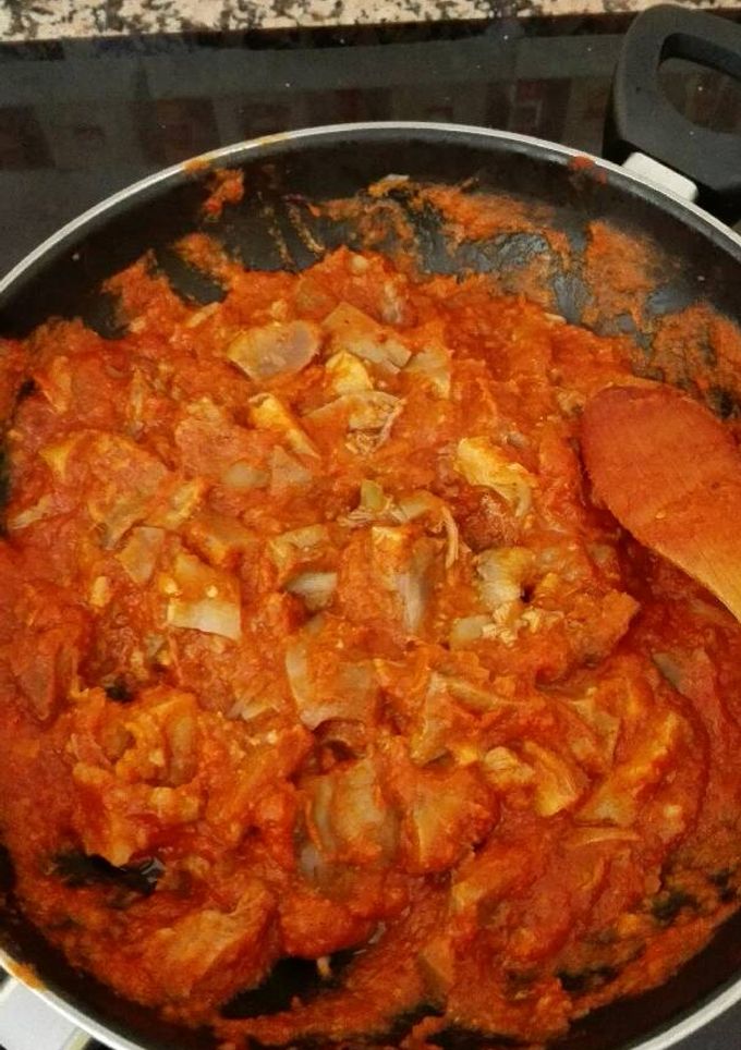 Una foto de Morro de cerdo en salsa