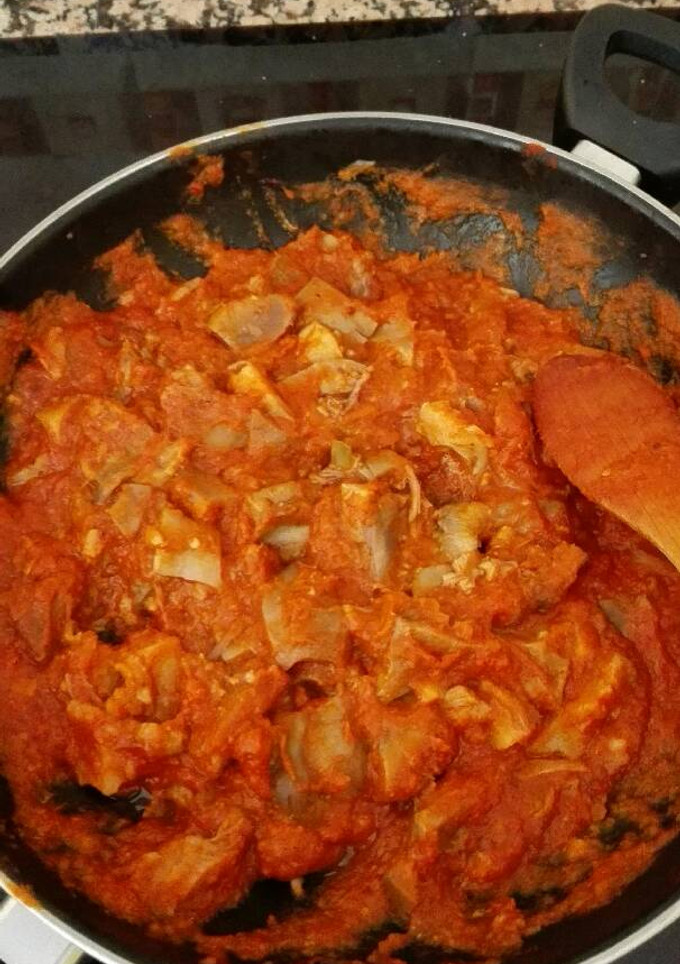 Una foto de Morro de cerdo en salsa