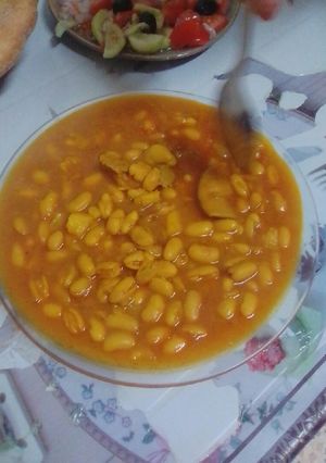 صورة لوصفة لوبيا بيضاء