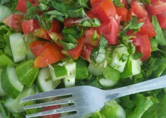 Cara membuat Salad sayur sederhana