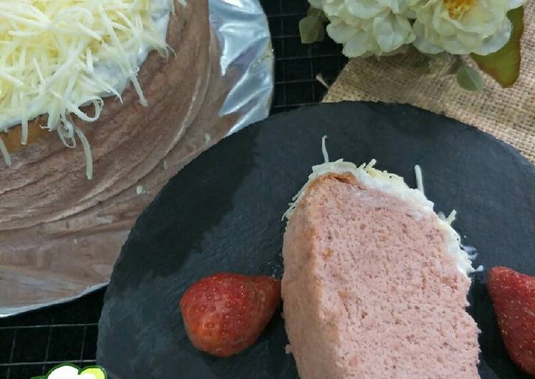 Ogura Cake Strawberry Yoghurt