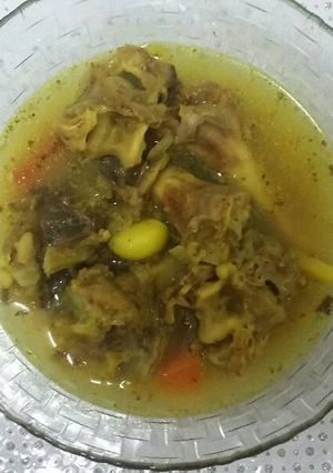 صورة لوصفة شوربه كراعين