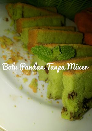 Foto resep Bolu pandan tanpa mixer