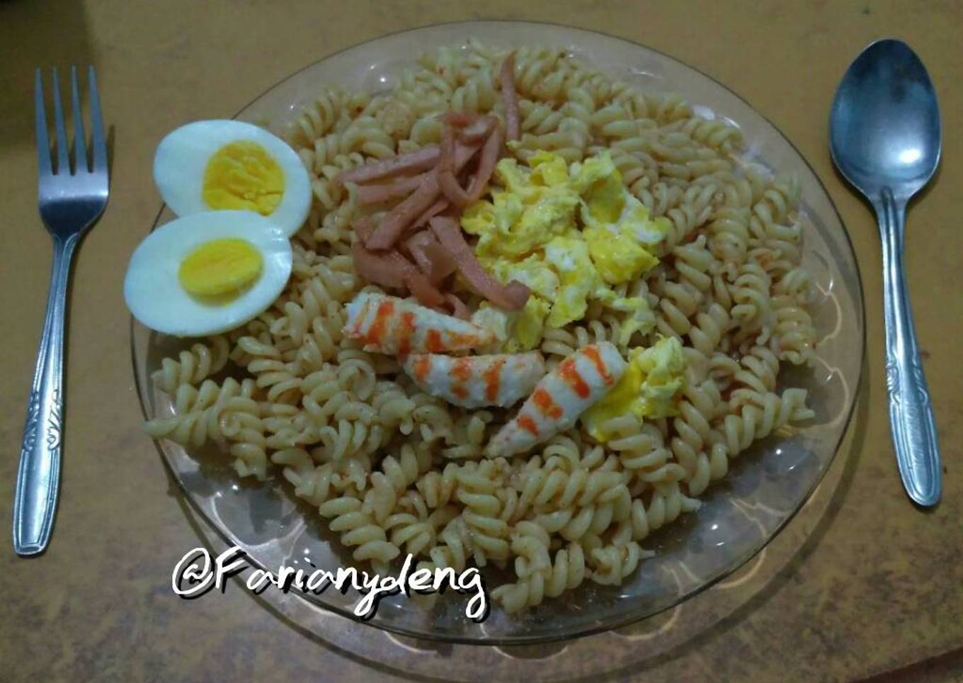 Vegetarian Spicy BBQ Sauce Macaroni