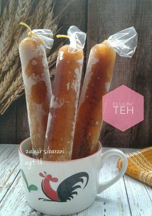 Foto resep Es lilin simple (es teh)