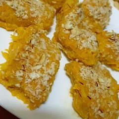 A picture of Kesar Kaju Carrot Halwa.