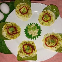 Fluffy steamed eggs (fluffy steamed eggs recipe in Hindi) A picture of Fluffy steamed eggs (fluffy steamed eggs recipe in Hindi).