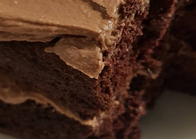 How to Make Super Quick Homemade Chocolate cake with nutella buttercream