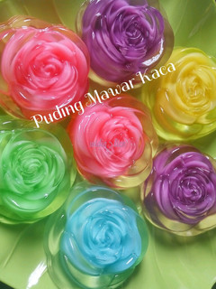 Foto resep Puding Mawar Kaca