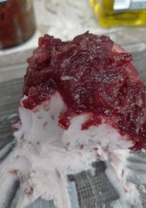 Una foto de Botana de Navidad queso con mermelada