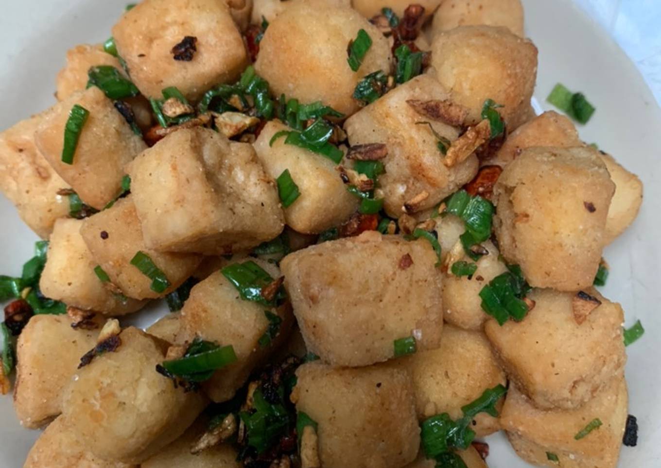Tahu Goreng Krispy Bawang