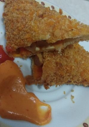 Foto resep Roti goreng sosis mayo