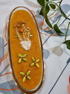 عکسی از دستور حلوای هویج (روز زن)