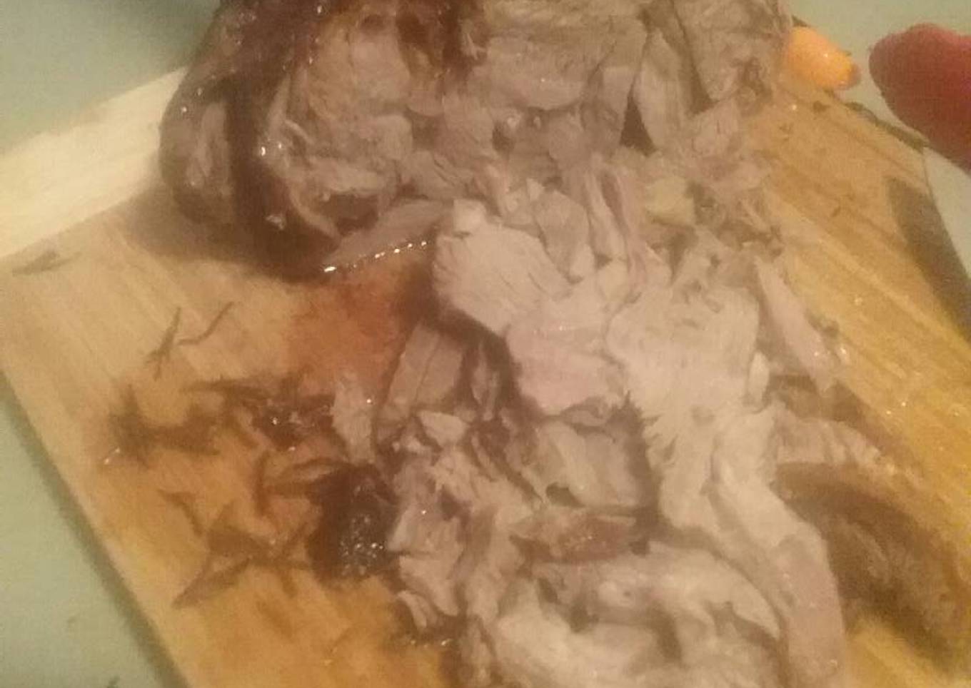 Garlic and rosemary roast lamb