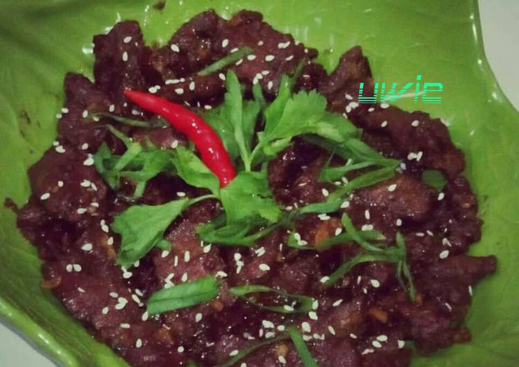 Bulgogi jawa/sate goreng