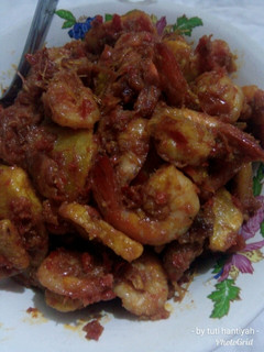 Foto resep Udang balado kentang