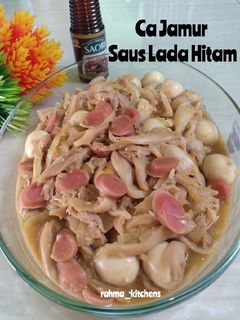 Foto resep Ca Jamur Saus Lada Hitam