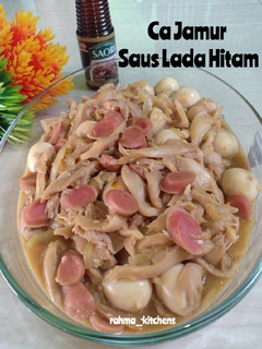 Foto resep Ca Jamur Saus Lada Hitam