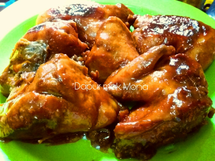 Cara Buat &amp;#34;Ayam ungkep manis gurih&amp;#34;siap dibakar Bahan Sederhana