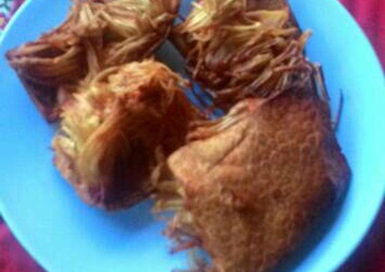 Bagaimana Menyiapkan Goreng kulit nangka cempedak Anti Gagal