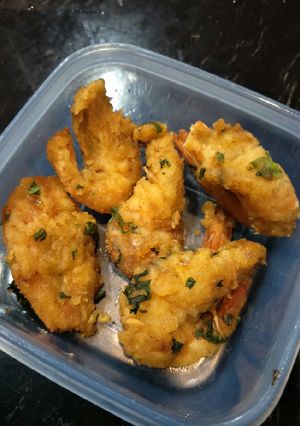 Foto resep Udang telur asin