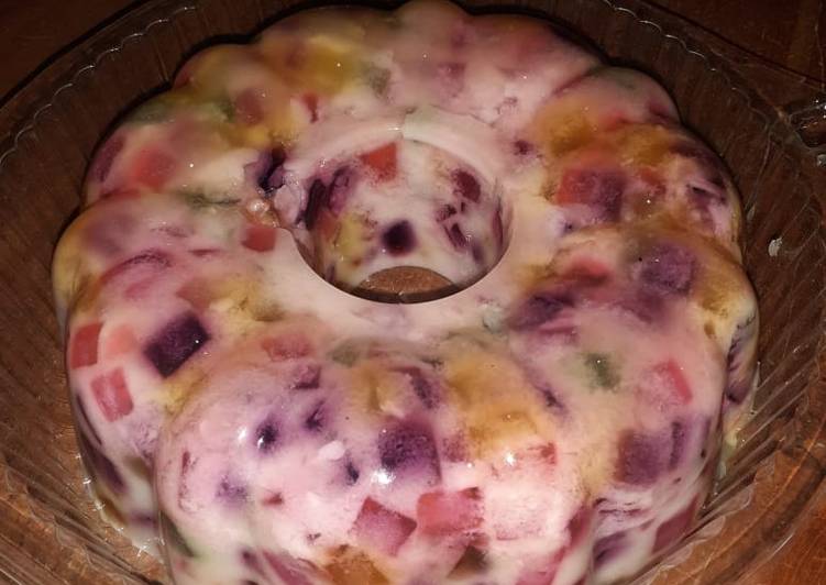 Resep Puding mozaik, Enak