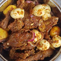 A picture of Stir fried potato mix.