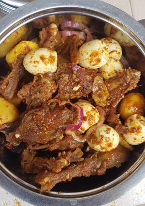 A picture of Stir fried potato mix.