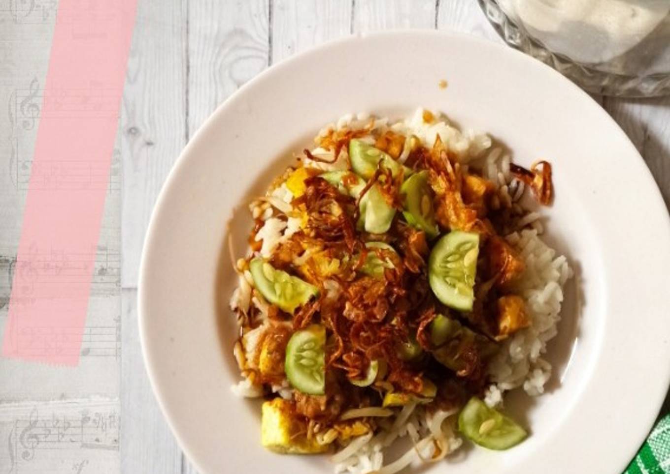 Nasi (sega) lengko ala via vie