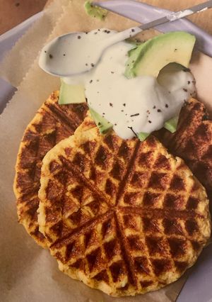 Süßkartoffelwaffeln (glutenfrei) Rezepthauptbild