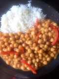 Chickpea Curry & Coconut Rice