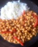 Chickpea Curry & Coconut Rice