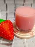 Cold milk drink/ Strawberry milk drink