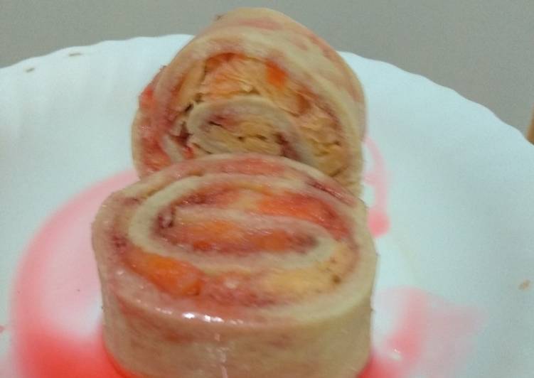 Recipe of Ultimate Swiss roll ice cream cake#icecream fanatics