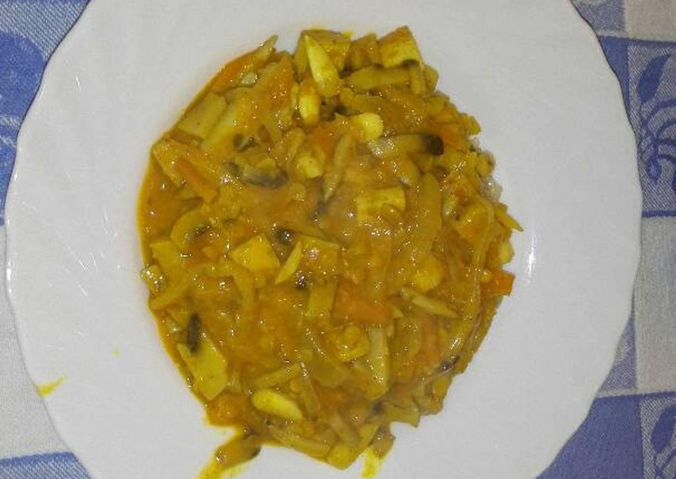 Curry con verduras