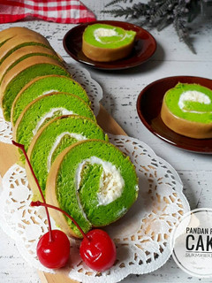 Foto resep Pandan Roll Cake/ Bolu Gulung Pandan Super Lembut