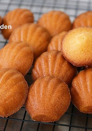 簡單完美●檸檬蜂蜜瑪德蓮蛋糕 的食譜成品照片