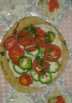 A picture of Chapati egg wrap.