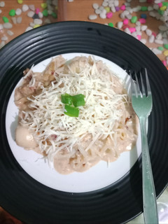 Foto resep Spaghetti Carbonara (shirataki)