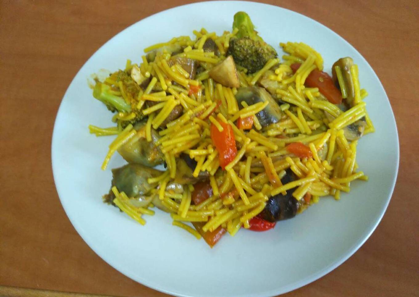 Fideos huertanos