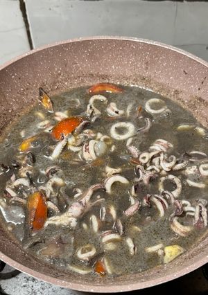 Foto resep Cumi masak hitam