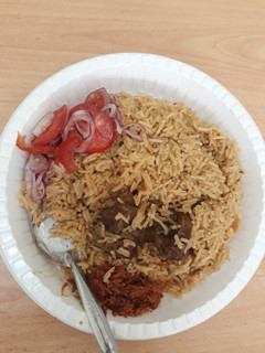 A picture of Simple pilau #localfoodcontest_mombasa.
