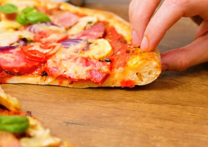 Пицца с сардельками - рецепт приготовления с фото от пиццерии Cipollino Pizza