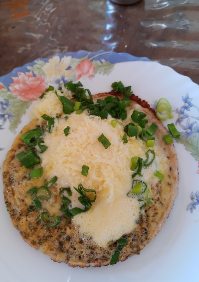 Una foto de Omelette abierto